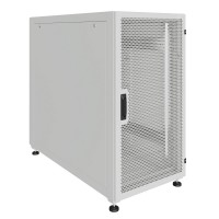 Шкаф телекоммуникационный напольный Prime 19" 22U 600x600x1090 (ШxГxВ) дверь перфорированная/металл серый (RAL 7035), SRM01-6060.22.03.01-GY