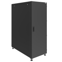 Шкаф телекоммуникационный напольный Prime 19" 33U 600x800x1580 (ШxГxВ) дверь металл-металл черный (RAL 9005), SRM01-6080.33.01.01-BK