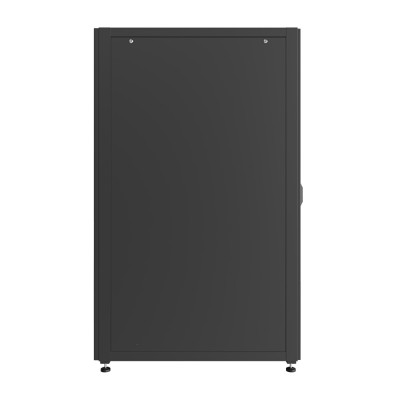 Шкаф телекоммуникационный напольный Prime 19" 42U 800x800x1980 (ШхГхВ), дверь двойная перфорированная, черный (RAL 9005), SRM01-8080.42.04.04-BK