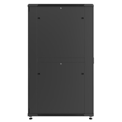 Шкаф телекоммуникационный серверный Server Line 19" 48U 750x1070, дверь двойная перфорированная, черный (RAL 9005), SRS05-75107.48.04.04-BK