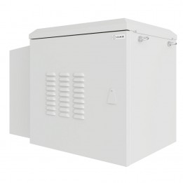 Шкаф климатический настенный ip54 19" 18U 600x600x932 (ШxГxВ) серый (RAL 7035) (обогрев и кондиционер), SRT01-6060.18-GY-800K1