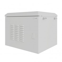 Шкаф климатический настенный ip54 19" 9U 600x600x530 (ШxГxВ) серый (RAL 7035), SRT01-6060.09-GY