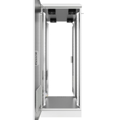 Шкаф климатический напольный две двери ip54 19" 33U 600x856x1697 (ШxГxВ) серый (RAL 7035), SRT03-6080.33.2-GY
