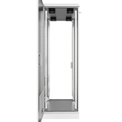 Шкаф климатический напольный две двери ip54 19" 42U 600x856x2100 (ШxГxВ) серый (RAL 7035), SRT03-6080.42.2-GY