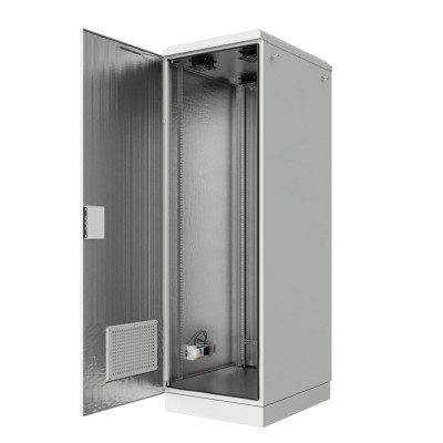 Шкаф климатический напольный ip54 19" 42U 750x1000x2100 (ШxГxВ) серый (RAL 7035), SRT03-75100.42-GY