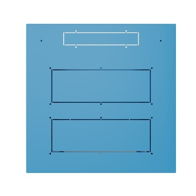 Шкаф телекоммуникационный настенный Prime 19" 12U 600x600x630 (ШxГxВ) дверь стекло синий (RAL 5017), SRW01-6060.12.02-BL