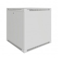 Шкаф телекоммуникационный настенный Prime 19" 12U 600x600x630 (ШxГxВ) дверь металл серый (RAL 7035), SRW01-6060.12.01-GY