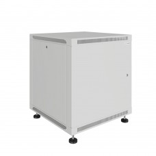 Шкаф телекоммуникационный настенно-напольный Univers 19" 12U 600x600x630 (ШxГxВ) дверь металл серый (RAL 7035), SRW02-6060.12.01-GY