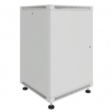 Шкаф телекоммуникационный настенно-напольный Univers 19" 22U 600x600x1040 (ШxГxВ) дверь металл серый (RAL 7035), SRW02-6060.22.01-GY