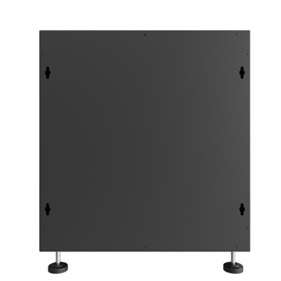 Шкаф телекоммуникационный настенно-напольный Univers 19" 22U 600x650x1040 (ШxГxВ) дверь стекло черный (RAL 9005), SRW02-6065.22.02-BK