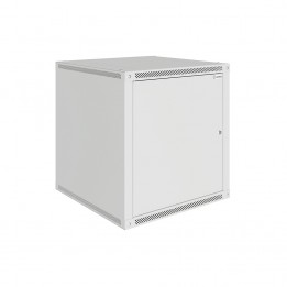 Шкаф телекоммуникационный настенный Lite 19" 12U 600x600x640 (ШxГxВ) дверь металл серый (RAL 7035), SRW03-6060.12.01-GY