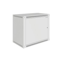 Шкаф телекоммуникационный настенный Lite 19" 9U 600x600x505 (ШxГxВ) дверь металл серый (RAL 7035), SRW03-6060.09.01-GY