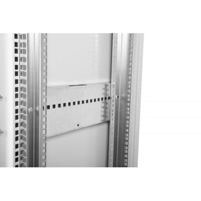 Шкаф телекоммуникационный напольный 19" 38U 600x600, дверь стекло, серый (RAL 7035), ЦМО ШТК-М-38.6.6-1ААА