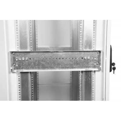 Шкаф телекоммуникационный напольный 19" 38U 600x600, дверь стекло, серый (RAL 7035), ЦМО ШТК-М-38.6.6-1ААА