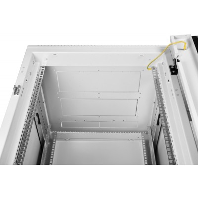 Шкаф телекоммуникационный напольный 19" 42U 600x800, дверь стекло, черный (RAL 9005), ЦМО ШТК-М-42.6.8-1ААА-9005