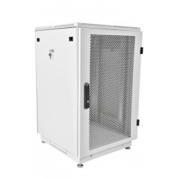 Шкаф телекоммуникационный напольный 19" 22U 600x1000, дверь перфорированная, серый (RAL 7035), ЦМО ШТК-М-22.6.10-44АА