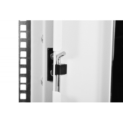 Шкаф телекоммуникационный напольный 19" 33U 600x800, дверь стекло, серый (RAL 7035), ЦМО ШТК-М-33.6.8-1ААА