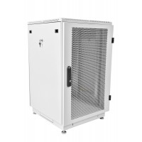 Шкаф телекоммуникационный напольный 19" 18U 600x600, дверь перфорированная, серый (RAL 7035), ЦМО ШТК-М-18.6.6-4ААА