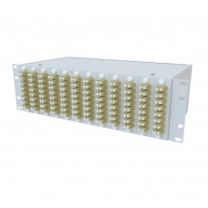 Кросс оптический стоечный 3U, 96 портов 2LC/UPC, 50/125 мкм OM3 (укомплектованный), SFOB-R-3U-96-2LC/U-503