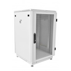 Шкаф телекоммуникационный напольный 19" 22U 600x800, дверь перфорированная, серый (RAL 7035), ЦМО ШТК-М-22.6.8-4ААА