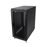 Шкаф телекоммуникационный напольный 19" 27U 600x800, дверь перфорированная, серый (RAL 7035), ЦМО ШТК-М-27.6.8-44АА