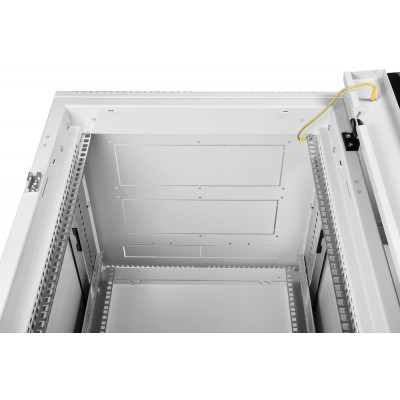 Шкаф телекоммуникационный напольный 19" 38U 600x800, дверь стекло, черный (RAL 9005), ЦМО ШТК-М-38.6.8-1ААА-9005