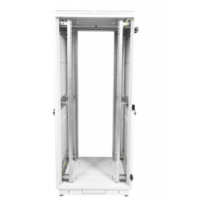 Шкаф телекоммуникационный напольный 19" 42U 800x1000, дверь перфорированная, серый (RAL 7035), ЦМО ШТК-М-42.8.10-4ААА