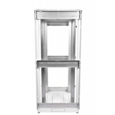 Шкаф телекоммуникационный напольный 19" 42U 800x1000, дверь перфорированная, серый (RAL 7035), ЦМО ШТК-М-42.8.10-4ААА