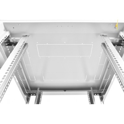 Шкаф телекоммуникационный напольный 19" 42U 800x1000, дверь перфорированная, серый (RAL 7035), ЦМО ШТК-М-42.8.10-4ААА