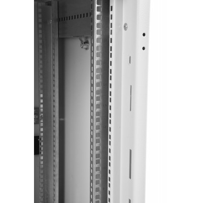 Шкаф телекоммуникационный напольный 19" 42U 800x1000, дверь перфорированная, серый (RAL 7035), ЦМО ШТК-М-42.8.10-4ААА