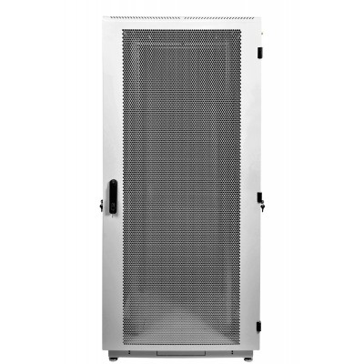 Шкаф телекоммуникационный напольный 19" 42U 800x1000, дверь перфорированная, серый (RAL 7035), ЦМО ШТК-М-42.8.10-4ААА