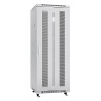 Шкаф телекоммуникационный напольный 19" 32U 600x600, дверь перфорированная, серый (RAL 7035), Cabeus ND-05C-32U60/60